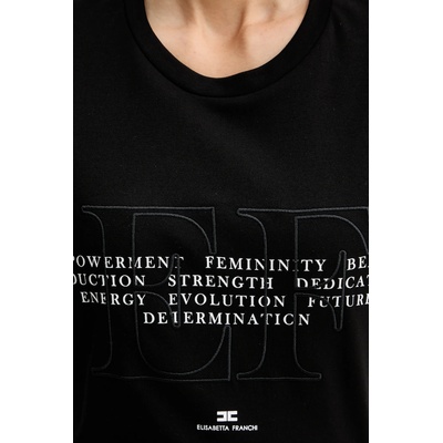 Elisabetta Franchi Памучна тениска Elisabetta Franchi (MA69P61E2)