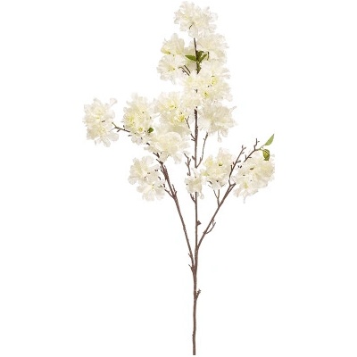 Umelý kvet cherry blossom biely 105 cm