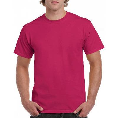 Gildan pánske tričko Heavy Cotton tmavo ružové