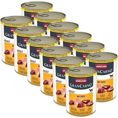 Animonda GranCarno Adult bravčové s morčacím 12 x 400 g