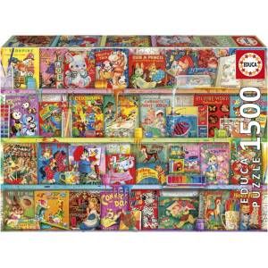 Educa Пъзел Educa от 1500 части - Забавно книжно кътче (EDU20568)
