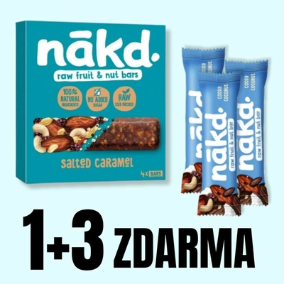 Nakd Salted Caramel 4 x 35 g – Hledejceny.cz