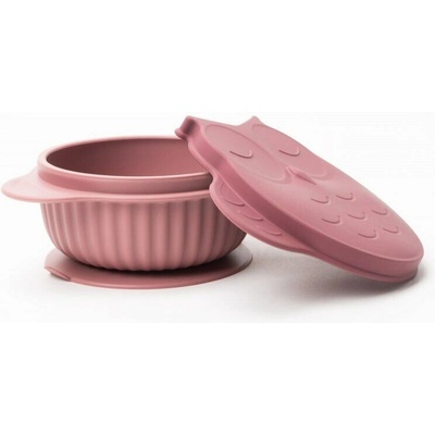 Innogio Silicon Bowl mit Giofresh Owl Růžová Deckel