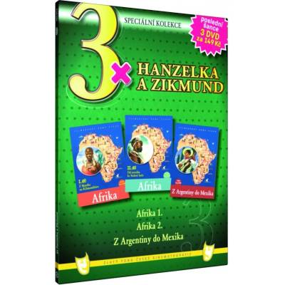 Multiland Hanzelka a Zikmund (Z Argentiny do Mexika, Afrika 1, 2) - 3DVD (050039)