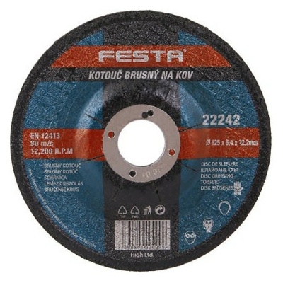 Kotúč rezný na kov 125mm