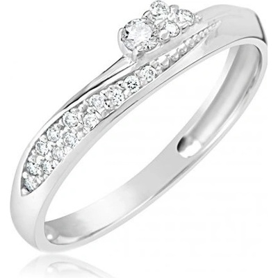 Zodiax se zirkony bílé zlato 1789