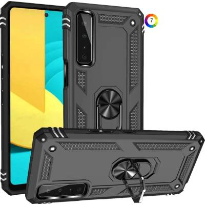 LG Stylo 7 5G Удароустойчив Ring Holder Калъф и Протектор