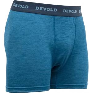 Devold Мъжко мериносово термобельо Devold Breeze Boxer Merino base layer - Blue Melange (014-0335-0411)