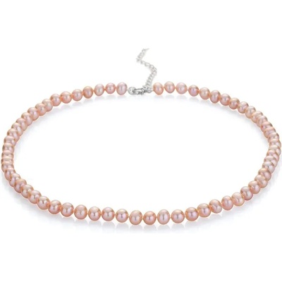 Swan Колие със сладководни розови перли 6.5-7mm R0436NR Swan