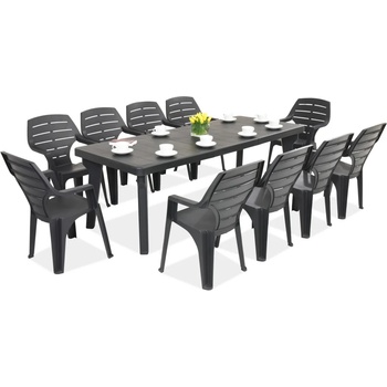 BICA Градински мебели Bergen/Marne за 10 души (BC437ANT + 10xBC27ANT)