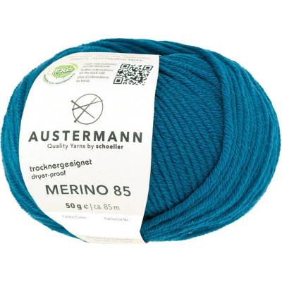 Pletací příze Austermann Merino 85 EXP Barva: 40 DUNKELPETROL