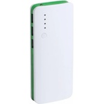 Cool Мобилна батерия Kaprin, с 3 USB порта, 10 000 mAh, бяло и зелено