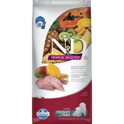 N&D Tropical Selection Dog Chicken Puppy Medium & Maxi 10 kg