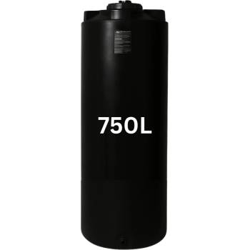 MAVIL Резервоар за питейна вода mavil, цилиндричен вертикален 750 л (черен) (3-750)