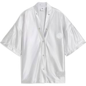 PUMA Womens Overshirt - Feather Gray