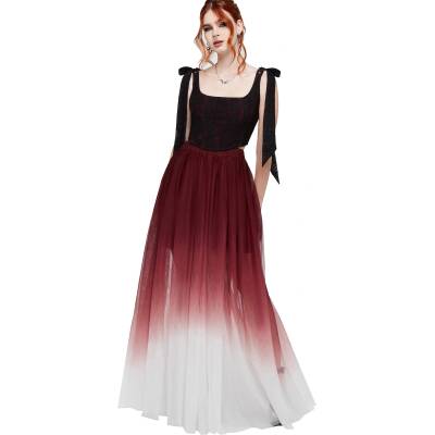 KILLSTAR дамска пола KILLSTAR - Shade Empress - Red/White - KSRA014348