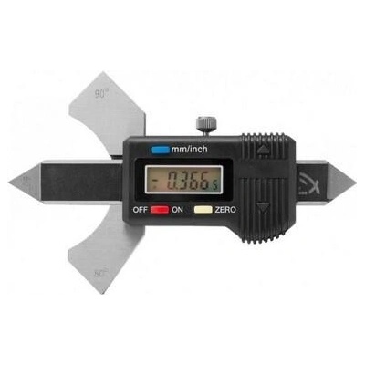 KINEX K-MET Měrka koutových svarů DIN Digital 0,01 mm 60°,70°,80°,90° 0-20 mm KI1120-05-011