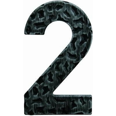 LR - DOMOVÁ ČÍSLICA "2" - 120 mm CIK - čierna kovaná | MP-KOVANIA.sk
