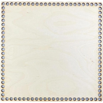 Pro Háčkování Dno na košík čtverec bříza 30 x 30 cm
