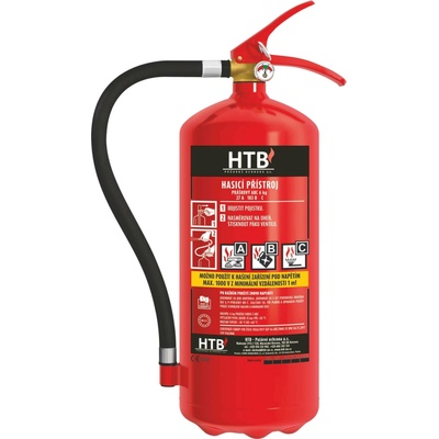 HTB hasicí přístroj práškový P6F/MP - 6 kg, 43A 233B C – Zboží Mobilmania