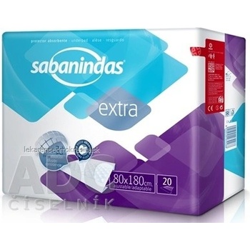 Sabanindas Extra podložka absorpčná 80x180 cm 20 ks