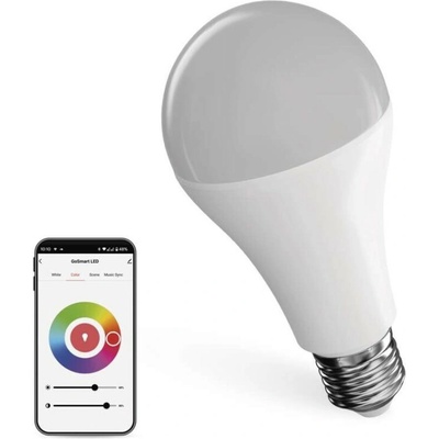 Emos Lighting LED žiarovka GoSmart A65 E27 14 W 94 W 1 400 lm RGB stmievateľná Wi-Fi