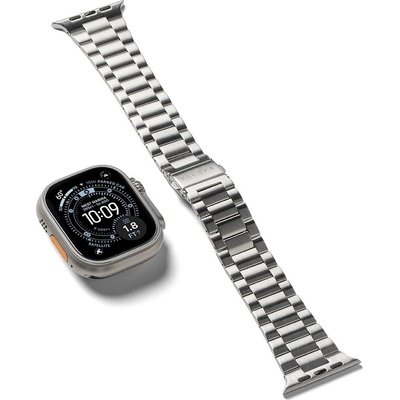 Ringke Стоманена каишка за Apple Watch 42мм, 44мм, 45мм, 46мм, Ultra, Ultra 2, Ultra 3 49мм - Ringke Metal One Air Band (сребрист) (RGK11915)