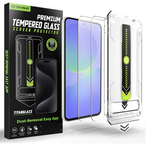 Techsuit Стъклен протектор за Samsung Galaxy A36 5G / A37 5G - TitanGlass CrystalHD (2 pack) - Techsuit - Прозрачен