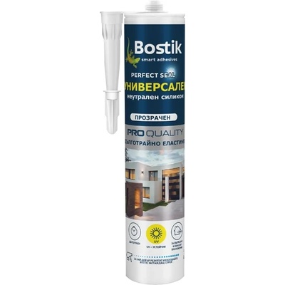 BOSTIK Силикон неутрален прозрачен 280мл. Bostik (4850003)