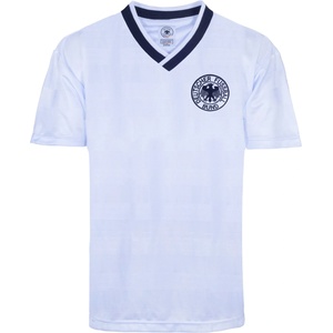 Score Draw Футболна фланелка Score Draw Score Draw Germany Home Shirt 1984 - White/Black