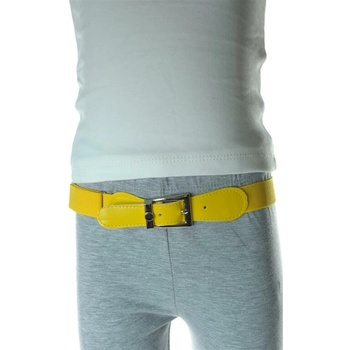 Detský elastický opasok guma s prackou Žltá