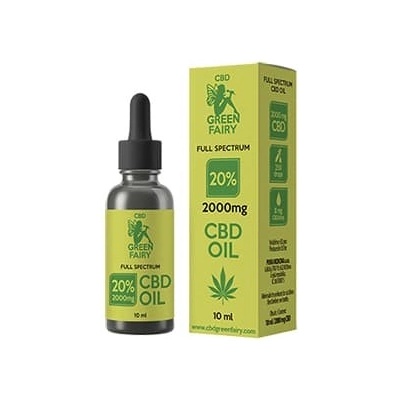 Green Fairy CBD olej full spectrum 20% 2000mg 10 ml 10 ks