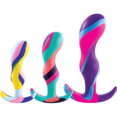 NMC Silicone 3in1 Butt Plug Set Multicolor
