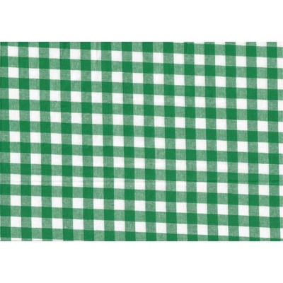 JAN peří Bavlněná látka - kanafas - zeleno-bílý - Bavlněná látka - kanafas - zeleno-bílý - 0,5 m (140x50 cm)