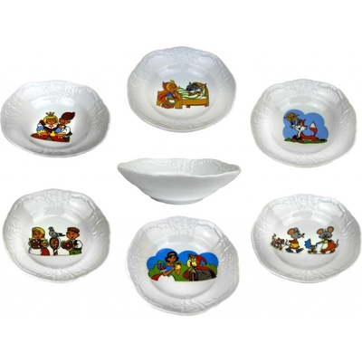 Český porcelán Dubí Miska porcelánová Pohádky 13 cm – Zboží Dáma