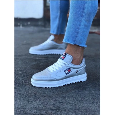 Wagon Мъжки ежедневни обувки wg206 - Сребристи #358118 (358118_Сребрист)