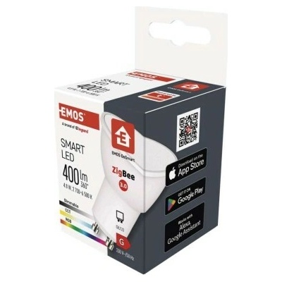 Emos Chytrá LED žárovka GoSmart MR16 GU10 4,8 W 35 W