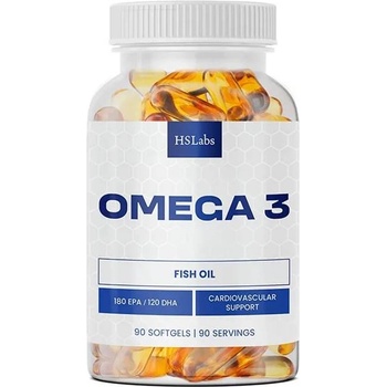 HS Labs Omega 3, 90 софтгел капсули, HS Labs (HS0785)