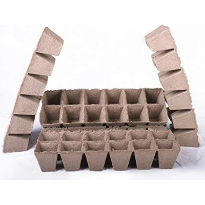Jiffy hranatý sdružený 6x6x6 cm / pro 12 ks