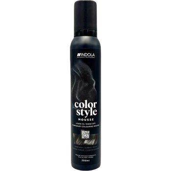 Indola Color Style Mousse 200 ml полутрайна боя Dark Ash