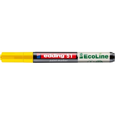 edding Лаков маркер, 1-2 мм, edding "51", жълт 4-51-005 (4-51-005)