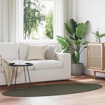 vidaXL Килим HUARTE Горско зелено 100 x 200 cm Полиестер (4103643)