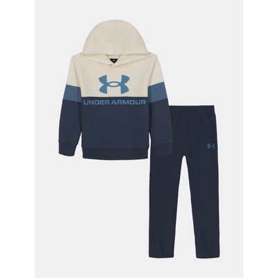UA chlapčenský set RIVAL PO HOODIE SET šedá
