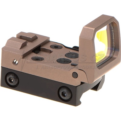 Aim-O Flip Dot Reflex Sight červené podsvícení pískový