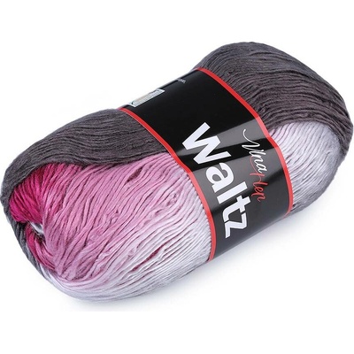 Pletací příze Waltz 100 g Varianta: 1 (5701) šedá růžová, Balení: 1 ks 46222/99534/211760