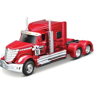 Maisto Design Custom Rigs International Lone Star metal červená 1:64