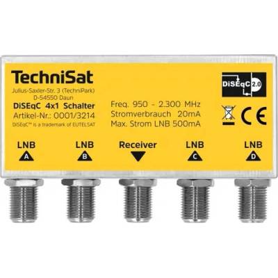 TechniSat DISEqC prepínač 4/1 Outdoor (I07B)