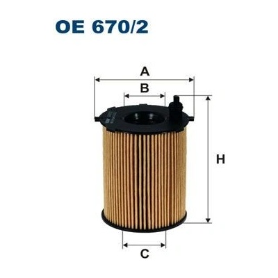 FILTRON Olejový filter OE 670/2