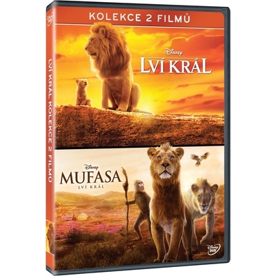 Leví kráľ 2019 + Mufasa Leví kráľ kolekcia 2DVD