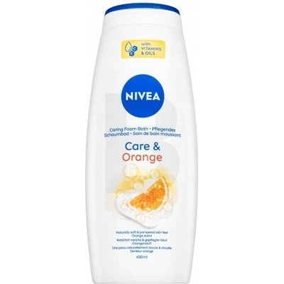 Nivea Care & Orange telový krémový gél s vôňou pomaranča 650 ml